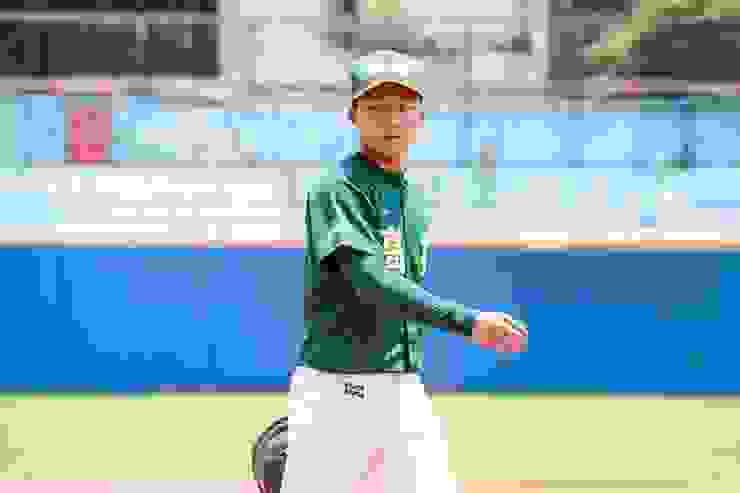 高苑工商游擊手曾冠傑(圖片來源:baseball.yuyuyu)