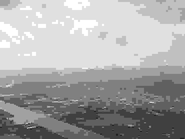 新千歲機場降落時看到的樽前山，這個方向就是支笏湖的方向