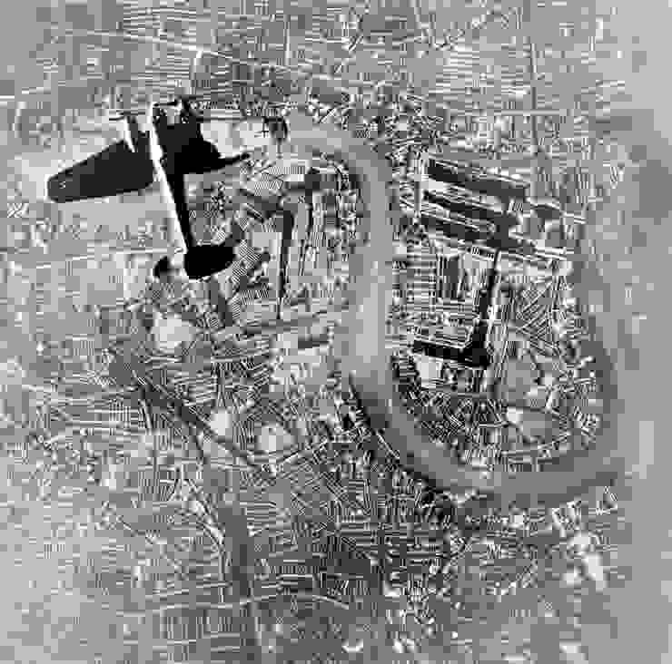 1940年的時候一架德軍的轟炸機被拍到在英國倫敦的上空，圖片來源：Wikipedia
