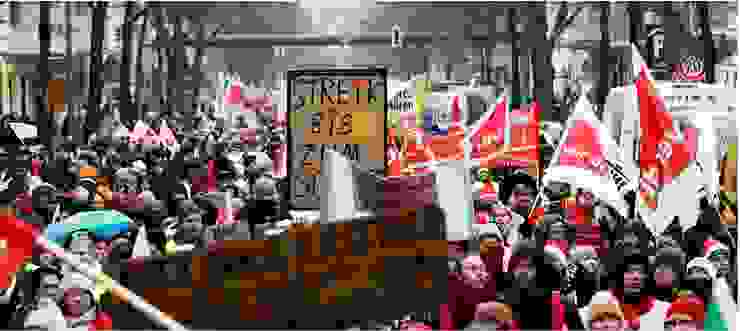 2023年12月6日德國教保員上街示威罷工 圖片來源：dpa/C. Koall