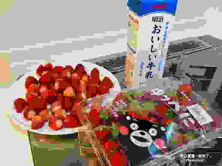 在熊本處處可以看到熊本熊，超市商品更處處可見。