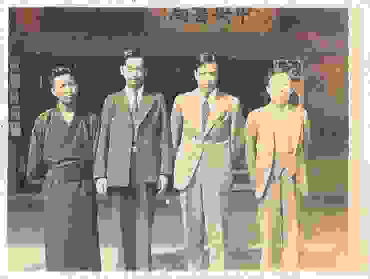 左起巫永福、吳來興、張星賢、張星建，影像來源：維基百科
