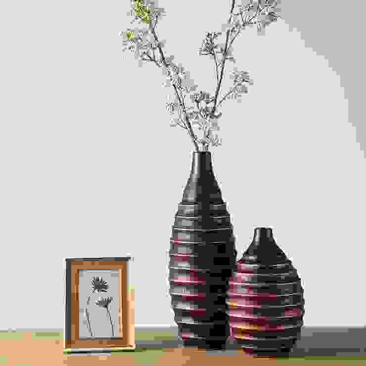 創意樹脂客居客廳臥室插花大線圈花樽花瓶裝飾擺飾