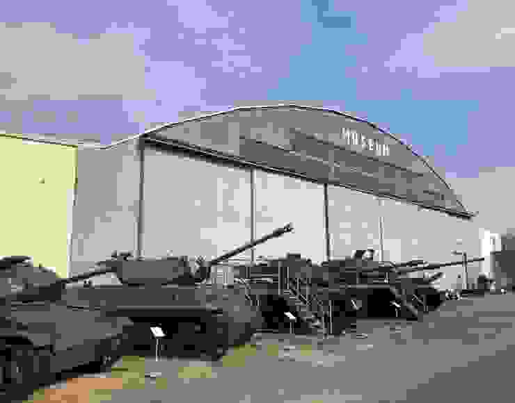 丹麥奧爾堡國防與駐軍博物館戶外展示的坦克，圖片來源：Denmark Aalborg Defence and Garrison Museum