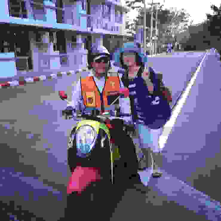 帶老媽體驗泰國"摩托計程車"