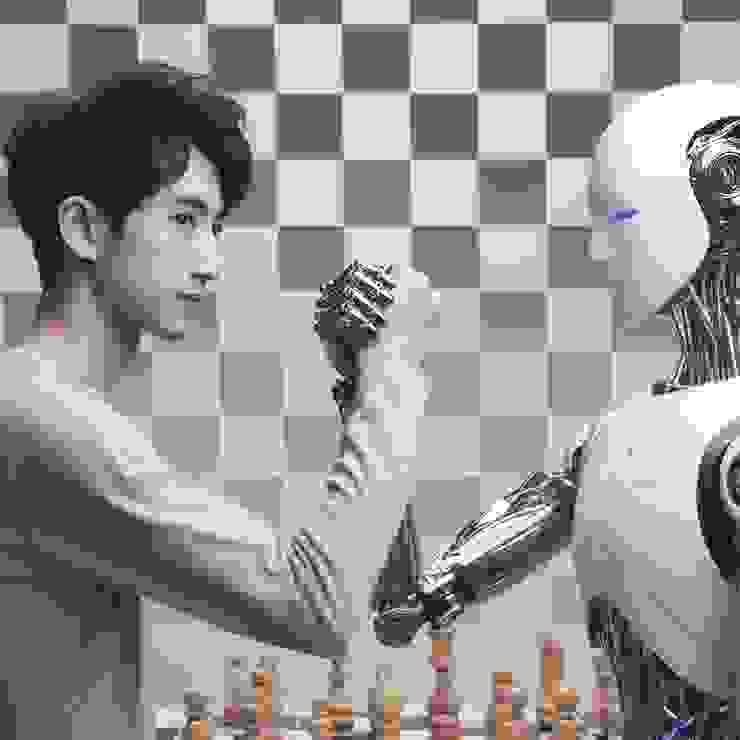 雖然對手只是個AI機器手臂，但是對薯大仙來說，更是一場人與AI的美麗相遇~