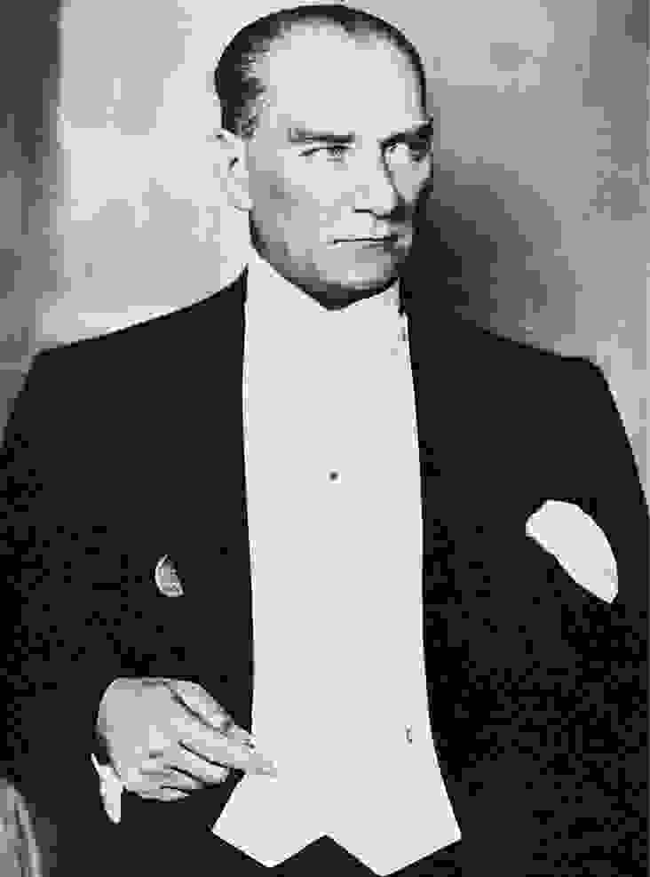 凱末爾。圖片來源： Wiki Commons, "Ataturk1930s.jpg"