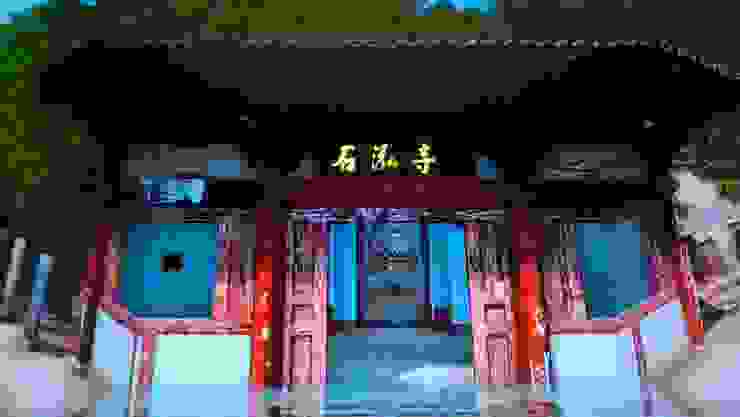 圖3 石泓寺石窟 摘錄於「陝西出土古代壁畫展」沉浸式數字空間 影片片段/攝影©XIAN-YI 2023