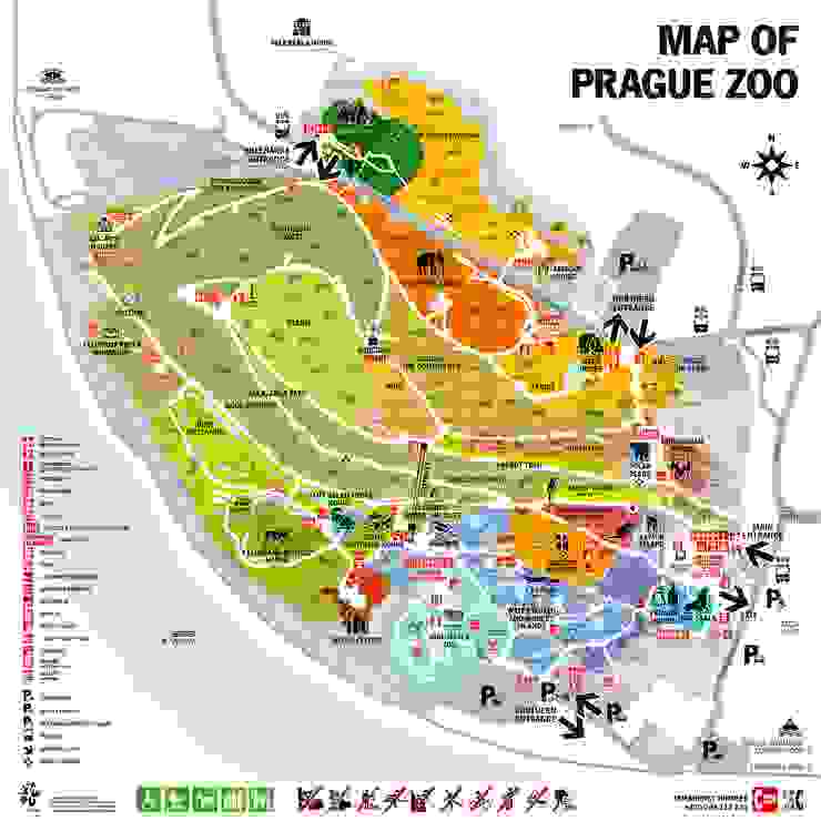 布拉格動物園地圖