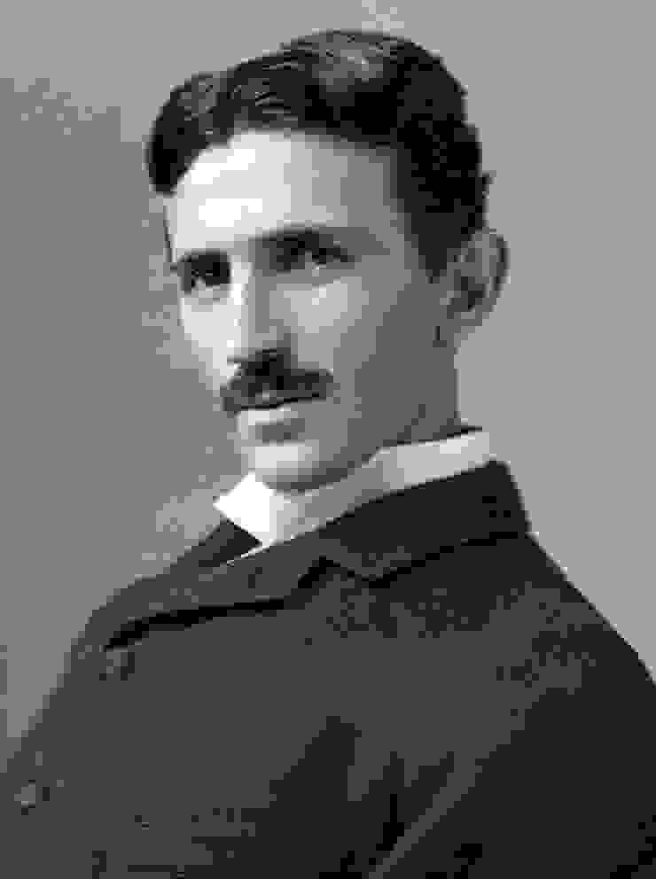 尼古拉．特斯拉照片。Wiki Commons "Tesla circa 1890.jpeg"