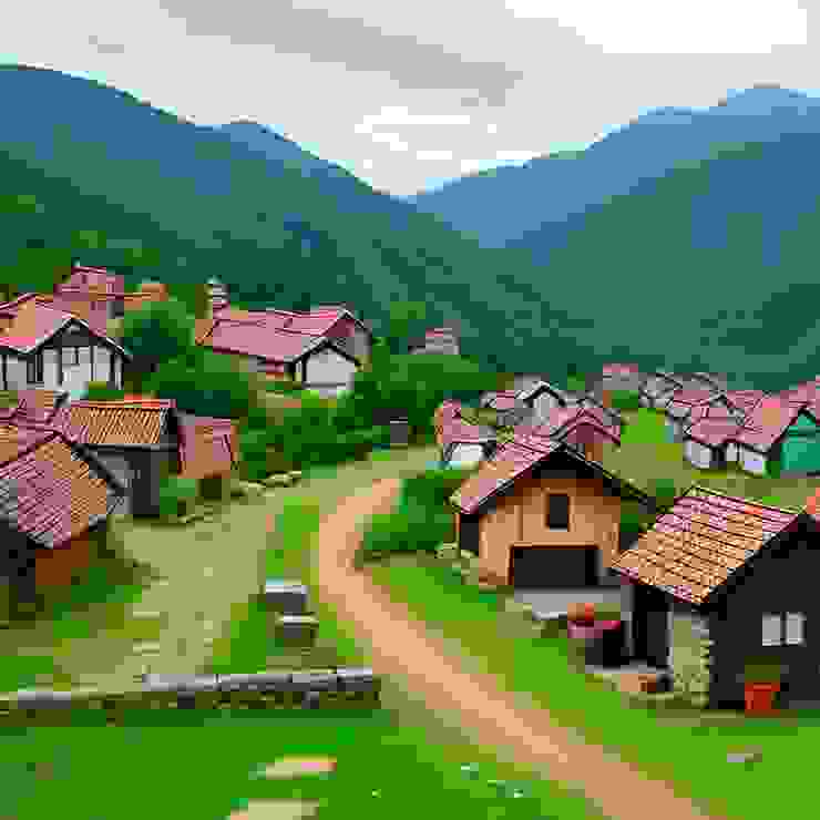 偏僻的小村莊