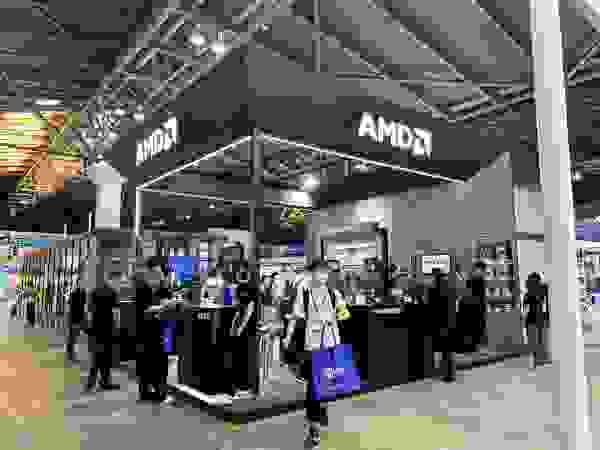 AMD也是此次的熱門廠商，現場展示了多款以AMD芯片為基準的應用案例。