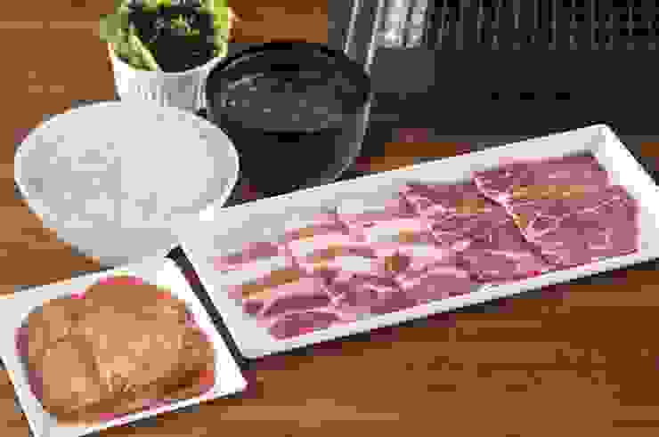 「MOE鬈毛豬五花腩」套餐（配白飯、和風湯及泡菜或迷你沙律） 港幣$108（150g） / 港幣$138（250g）
