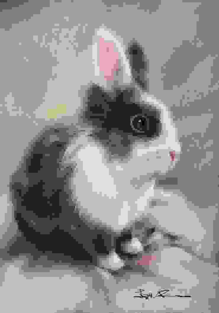 兔子 (媒材:粉彩)