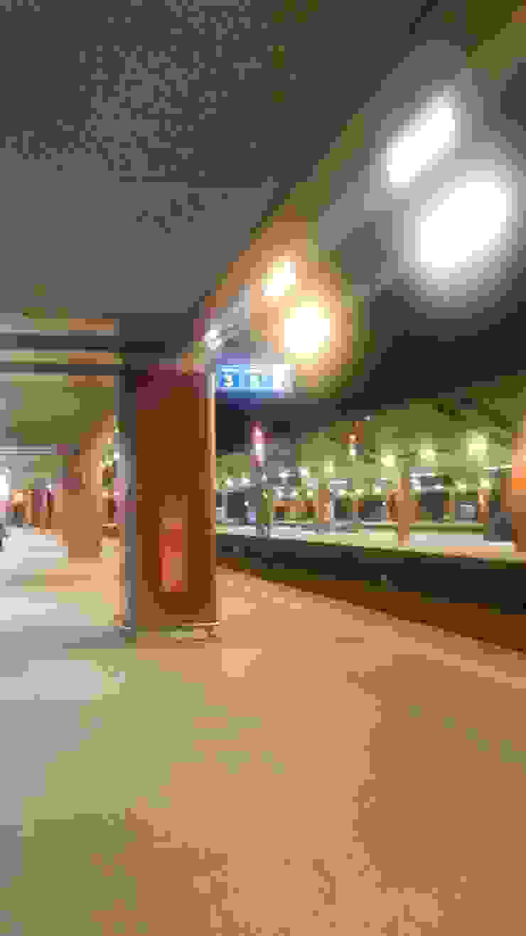 無人版的Krakow火車站月台
