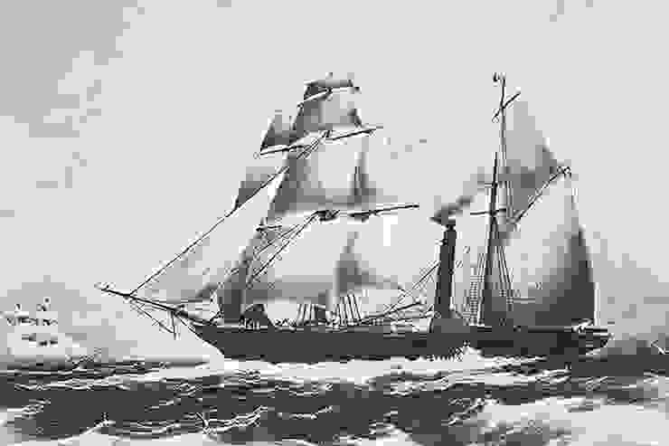 瓜達露白號蒸氣鐵殼艦，與蒙特蘇馬號組成1840年代墨西哥海軍的主要戰力。