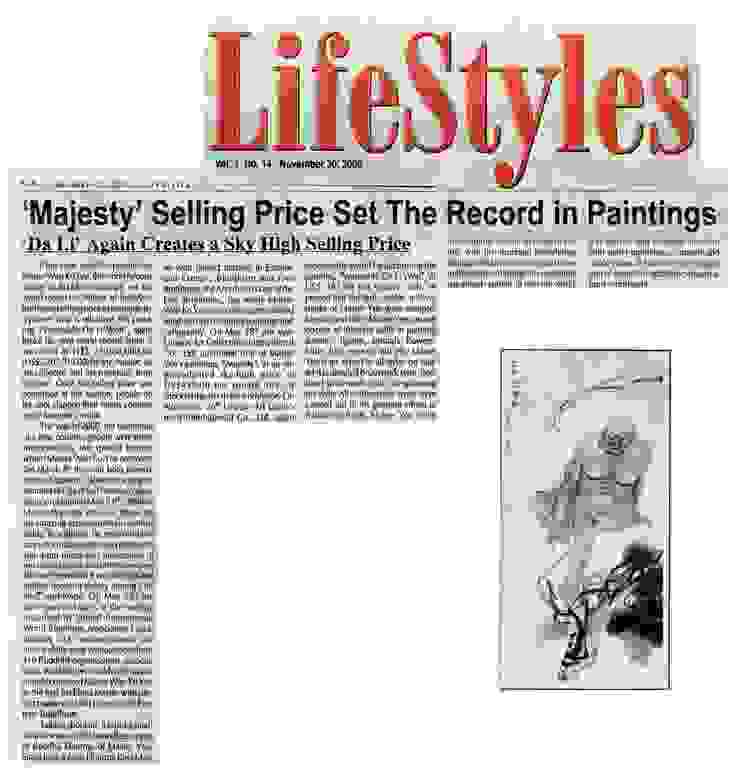 ‘Majesty' Selling Price Set The Record in Paintings