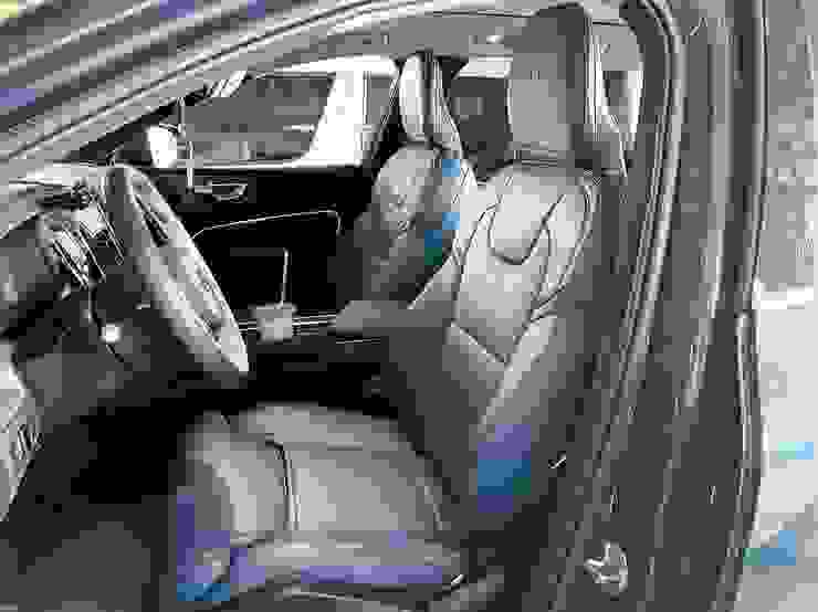 XC60改裝後的內裝，符合車主全車整體的藍色主題色系