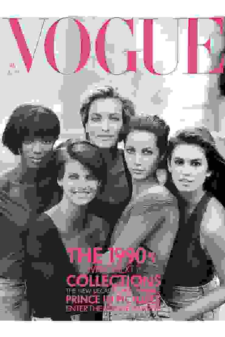 British Vogue January 1990 Cover