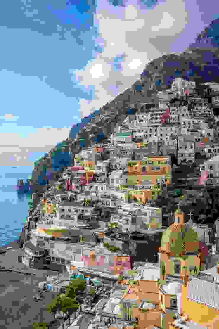 圖片來源：pexels。南義大利的波西塔諾。