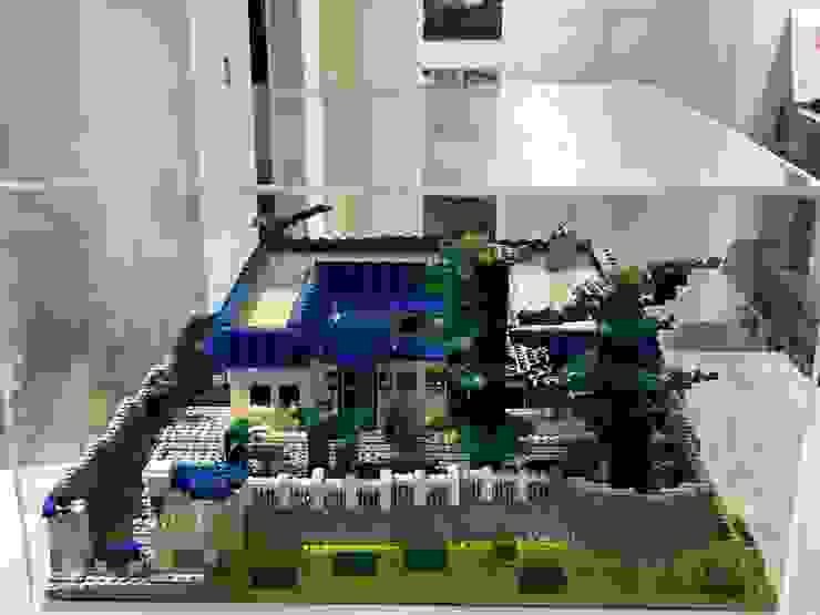 樂高積木拼成的林語堂故居的模型