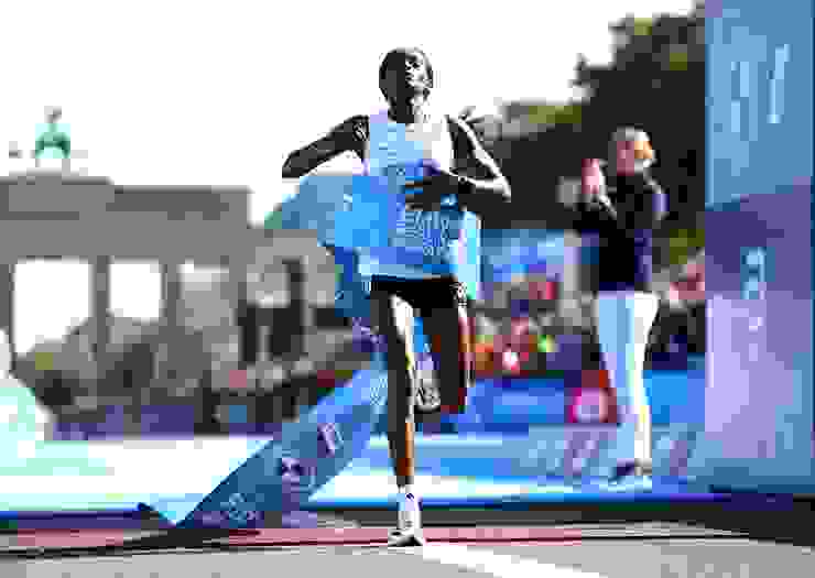2023年柏林馬拉松打破世界女子馬拉松紀錄的衣索比亞選手Tigist Assefa(圖片來源：路透社)
