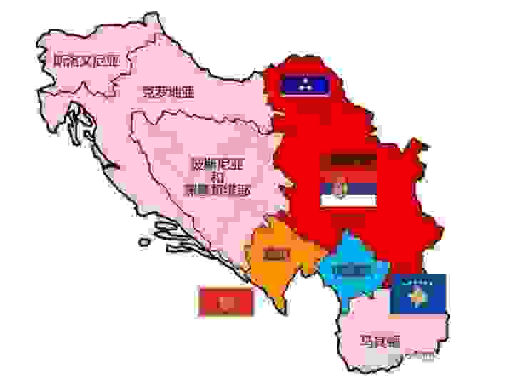 南斯拉夫聯邦分裂後的國家 