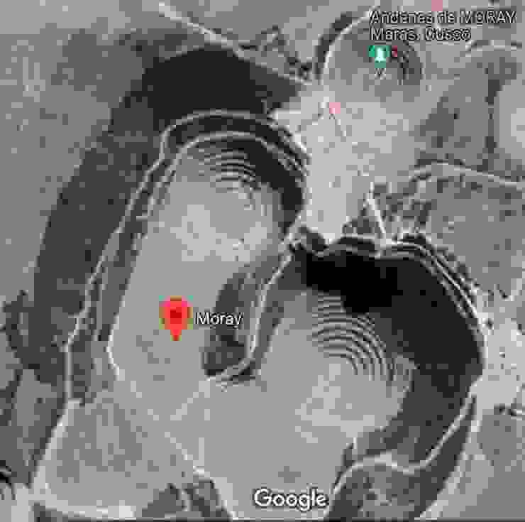 google map的衛星圖可以看到完整的Maras Moray