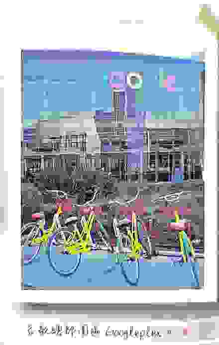 圖片引用自《矽谷傳說臥底報告》，谷歌logo顏色跟腳踏車顏色好搭啊！(谷歌專用腳踏車？)