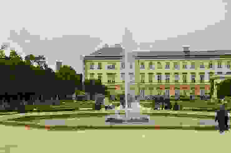 米拉貝爾宮前的噴水泉及花園