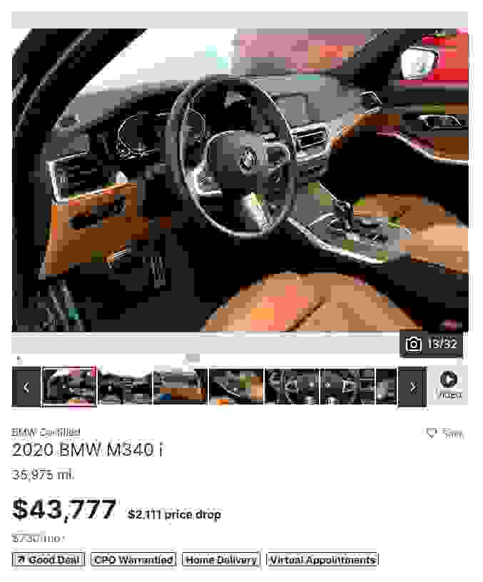 2020 BMW M340i辦到好的價格