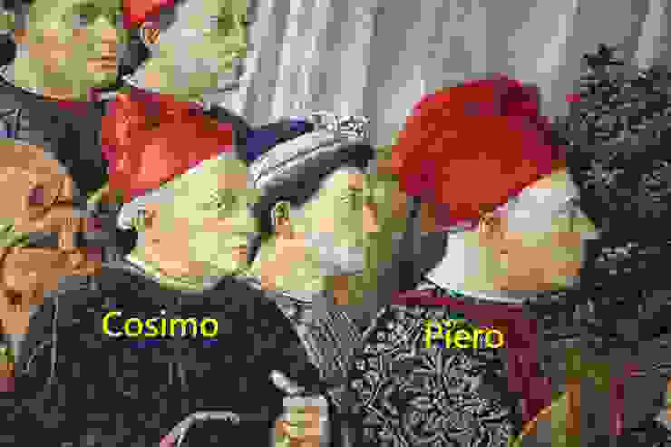 圖九：Cosimo 與長子 Piero