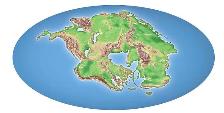 終極盤古大陸樣貌（圖片由Mikkel Juul提供）