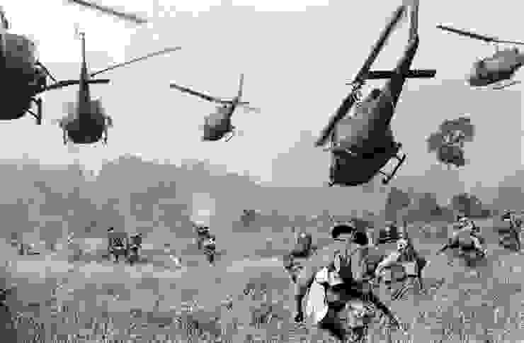 越战期间美国的运兵直升机群