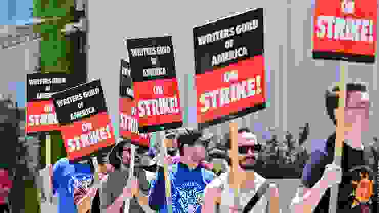 好萊塢編劇之前持續了約五個月的罷工，圖片來源：https://www.cnn.com/2023/09/21/media/writers-strike-negotiations/index.html