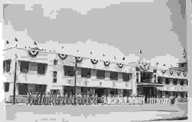 拍攝於1963年的花蓮港務大樓照片(國立花蓮女子高級中學藏，資料來源：國家文化記憶庫)