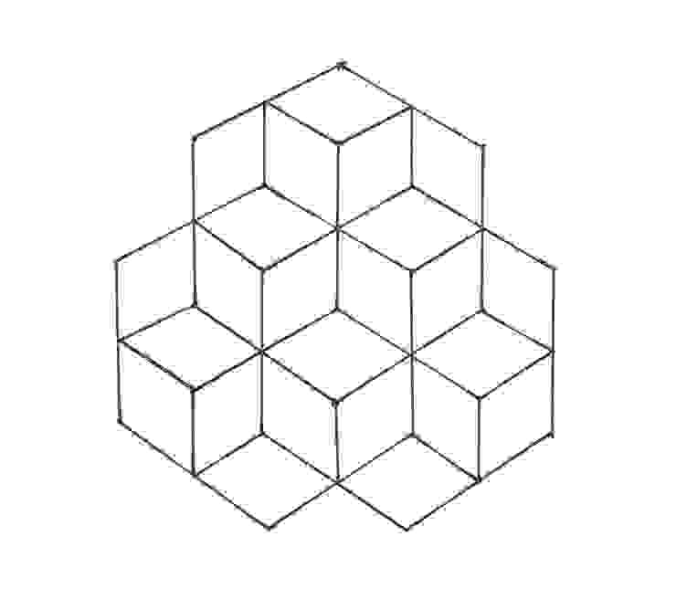 直立：你看到幾個立方體？
