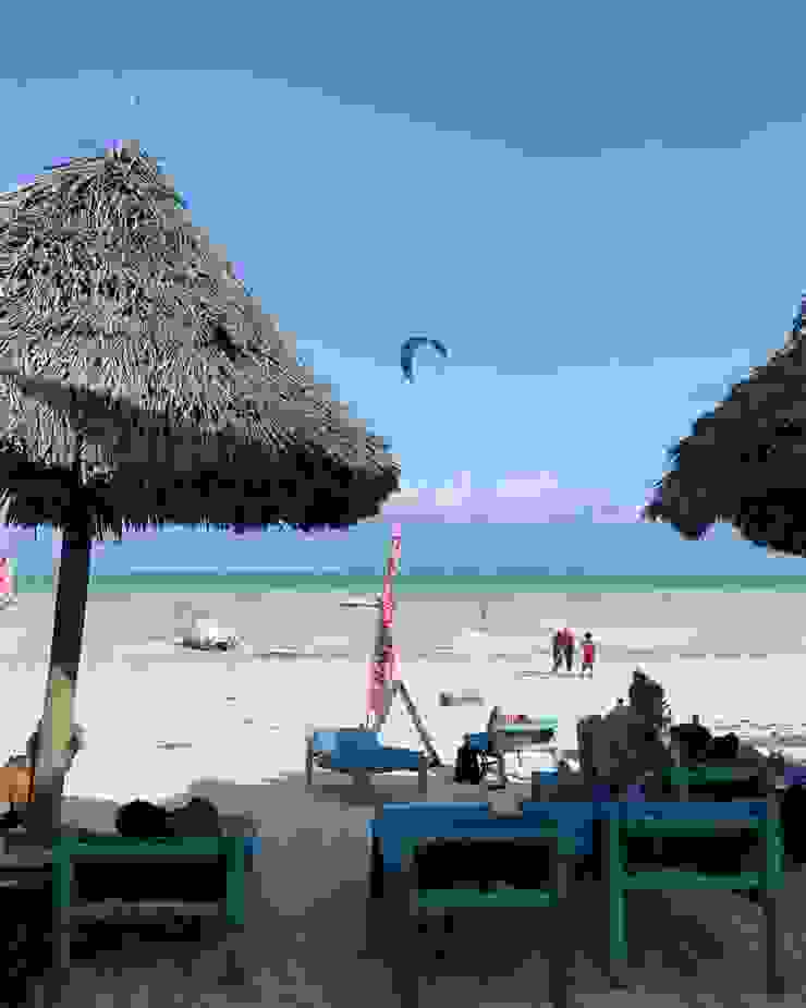 Paje 的海邊與風箏衝浪者