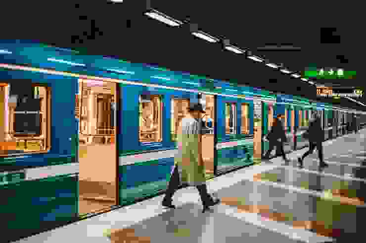 搭火車通勤，來源：pexels