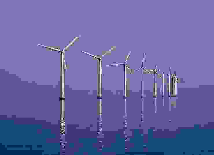 丹麥Middelgrunden離岸風場，2001年就完工的爺爺級風場。(wikimedia commons CC BY-SA 3.0)