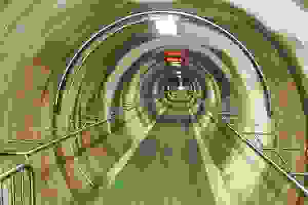 進入第三隧道前要先經過一個長長的下坡，所以爬上來需要一點體力（圖片來源：韓遊網）