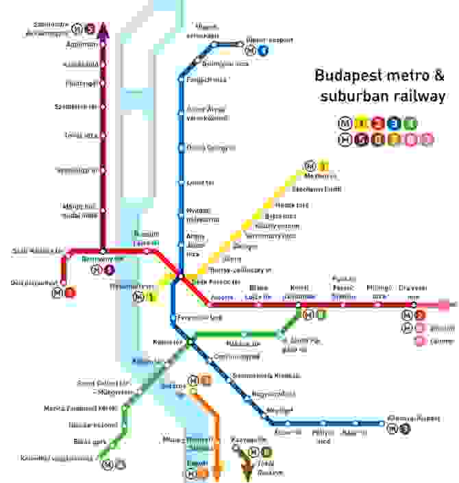 布達佩斯地鐵路線圖