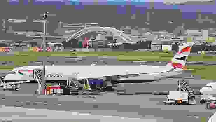這是因香港颱風轉降桃機的苦主~英國航空空中巴士A350型客機!