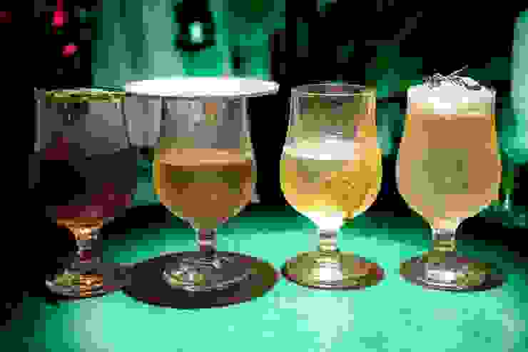 迷你版本(Mini Set)四杯調酒 每杯走輕飲量級 適合一般人恰巧微醺狀態 欣賞完整一套專業調酒