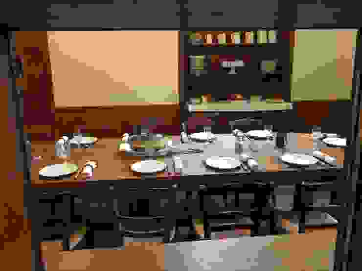 僕人用餐室。小時候是《唐頓莊園》迷，看到與影集相似的場景出現眼前很驚喜。
