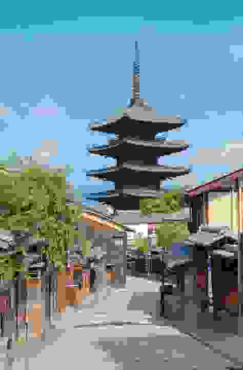 京都代表性街景-八坂塔