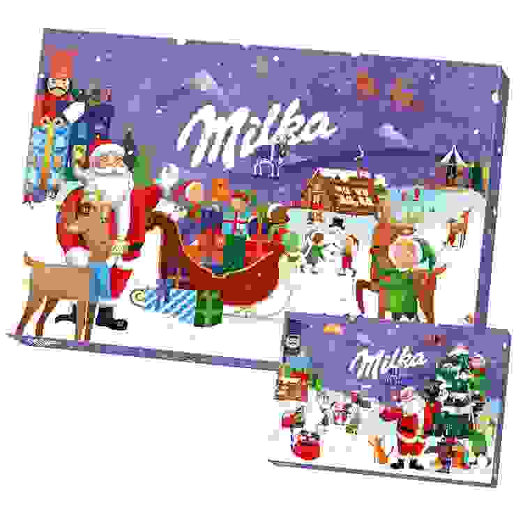 德國巧克力大牌Milka的聖誕倒數日曆(7.99歐)
