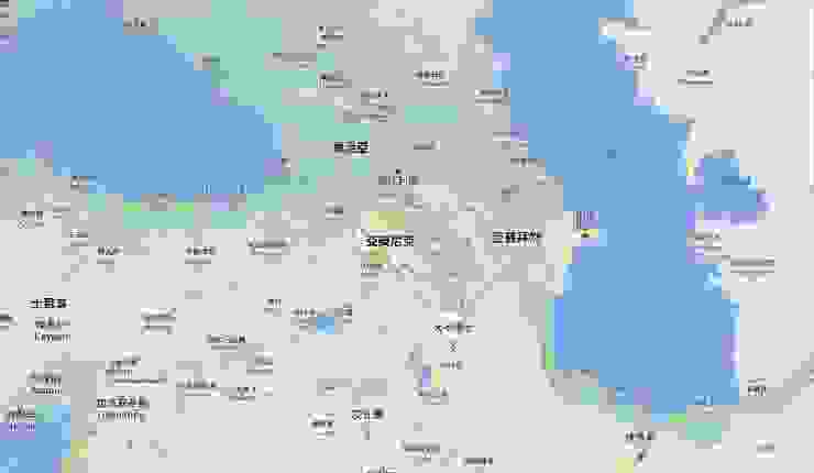 地圖上的亞美尼亞
