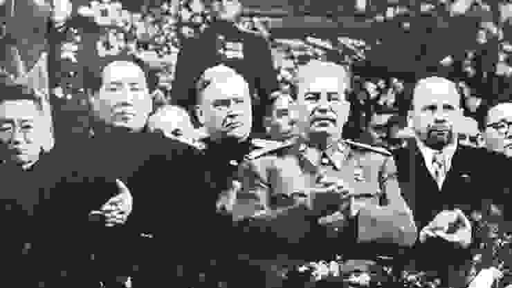 斯大林和毛泽东同框