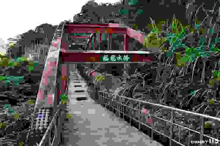 福龍水橋是在九二一地震後新建的水管橋